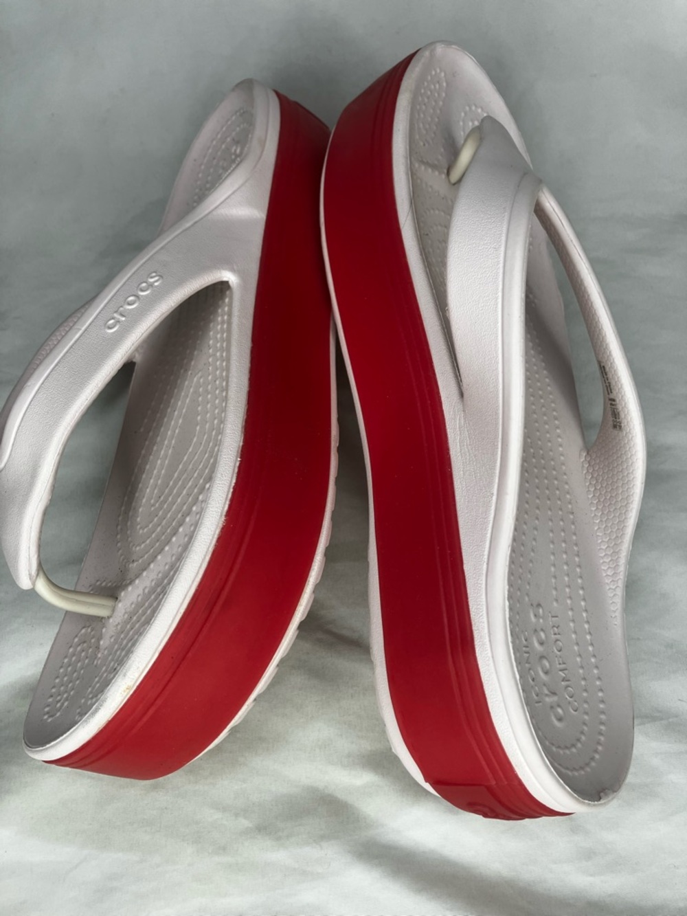 Crocs Crocband platform flip flops 11 never worn